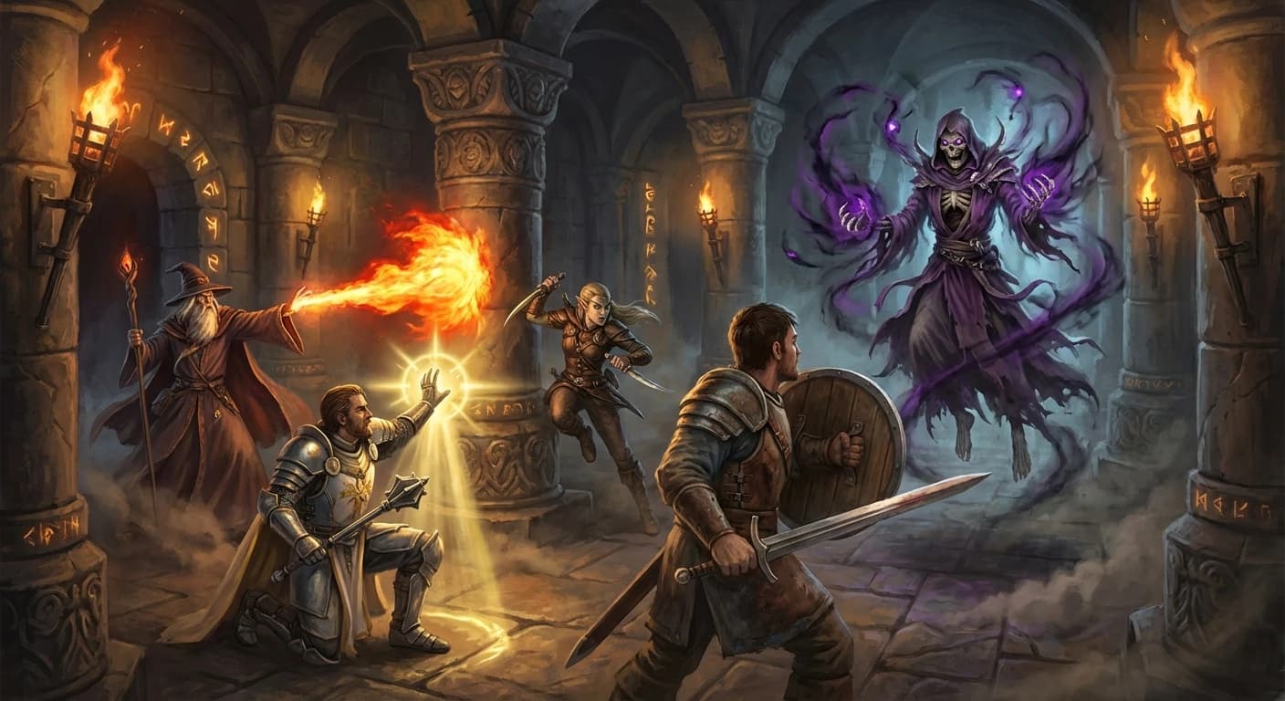 Epic fantasy adventure